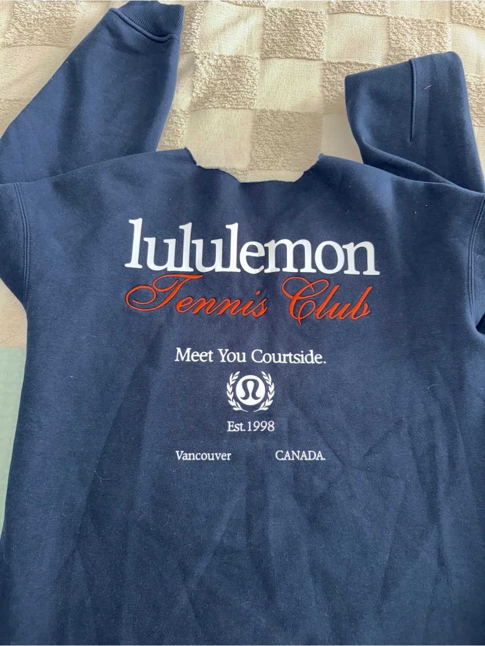 Lululemon Heavyweight‎ Fleece Pullover Tennis Club